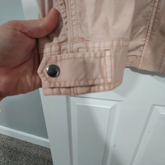 Style & Co Light Pink Zip-Up Drawstring-Waist Field Jacket in Size XL ExtraLarge - Picture 5 of 11